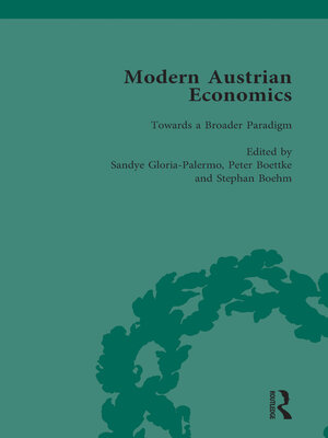 cover image of Modern Austrian Economics Vol 3